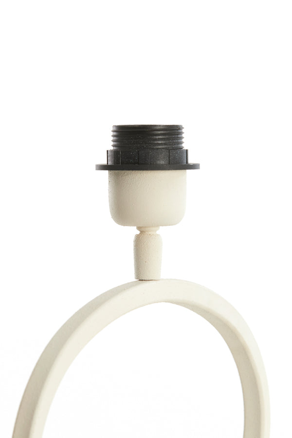 Lamp base 33x17x42 cm STELIUS cream