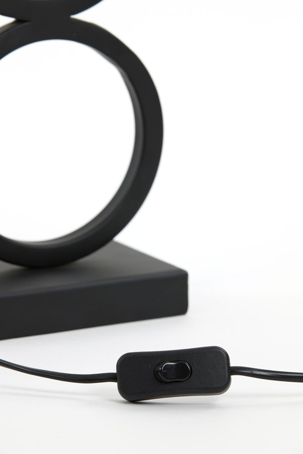 Lamp base 15x10x51 cm STELIOS matt black