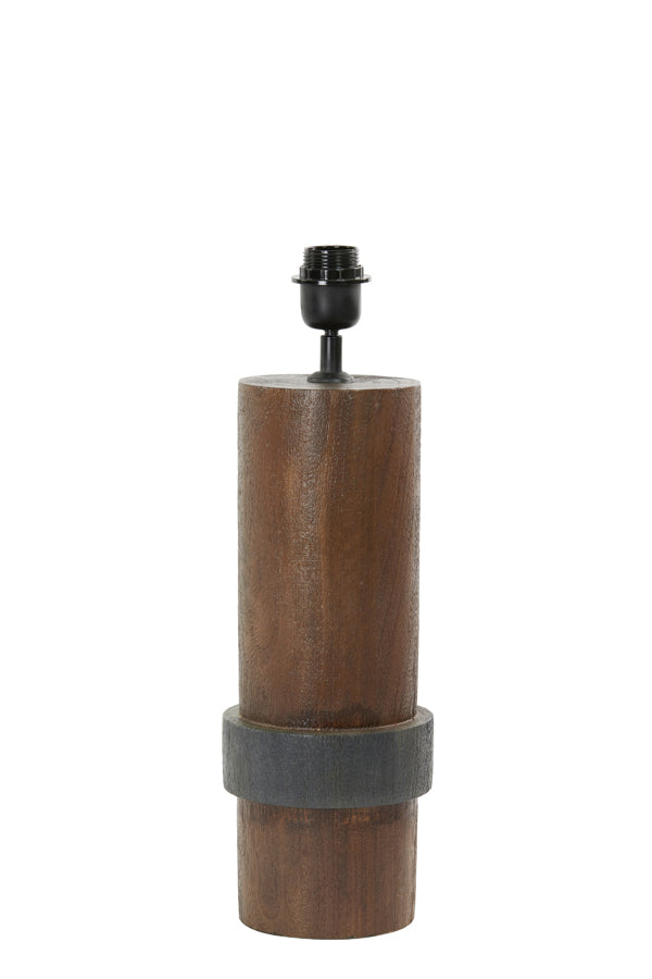 Lamp base 15x45 cm MANILLA wood matt russet