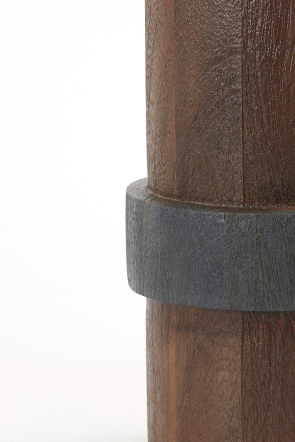 Lamp base 15x45 cm MANILLA wood matt russet