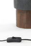 Lamp base 15x45 cm MANILLA wood matt russet