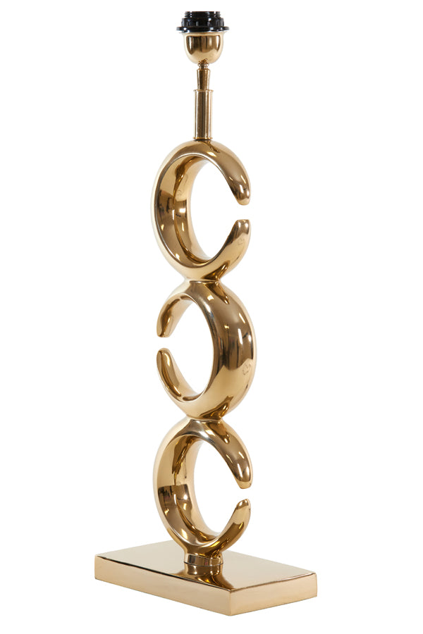 Lamp base 23x13x65 cm MAAN light gold
