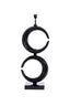 Lamp base 37x26x99 cm MAAN shiny black