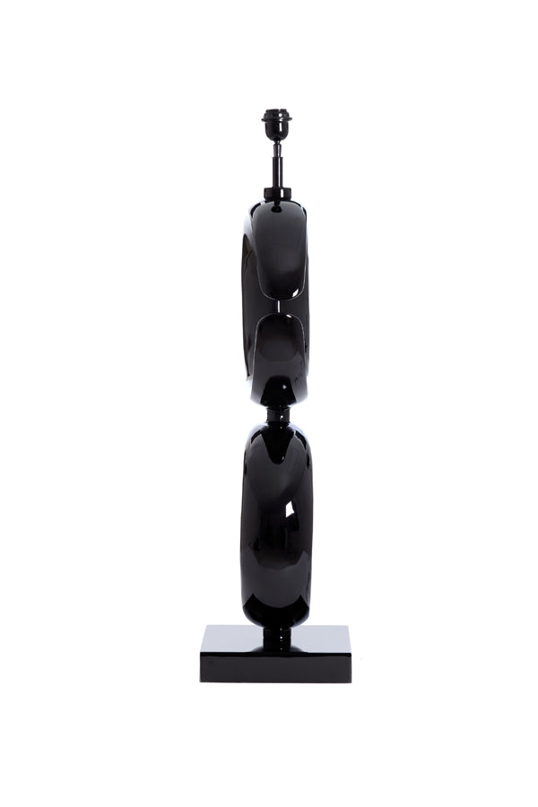 Lamp base 37x26x99 cm MAAN shiny black