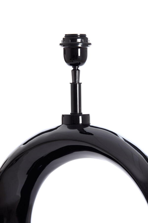 Lamp base 37x26x99 cm MAAN shiny black