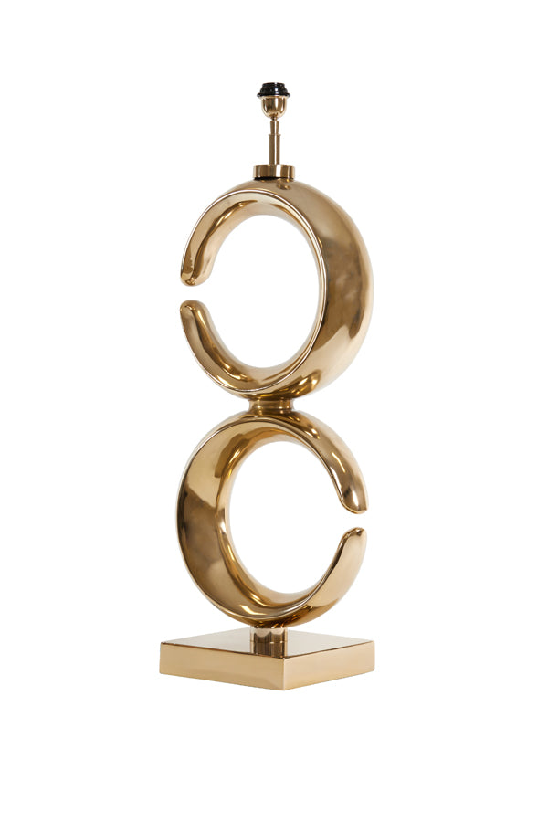 Lamp base 37x26x99 cm MAAN light gold