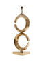 Lamp base 37x26x99 cm MAAN light gold