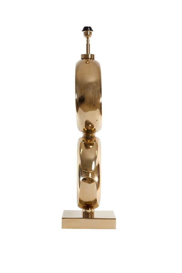 Lamp base 37x26x99 cm MAAN light gold