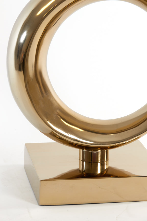Lamp base 37x26x99 cm MAAN light gold