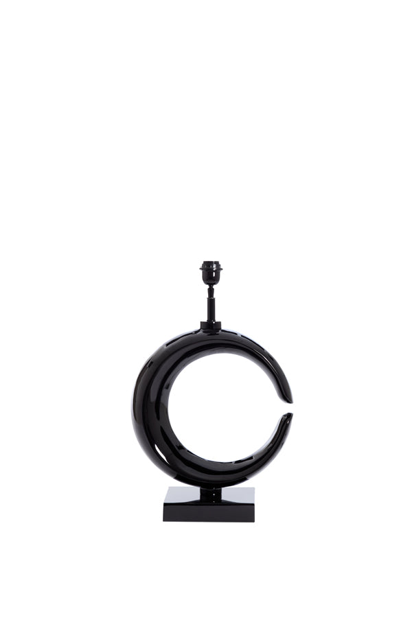 Lamp base 37x20x60 cm MAAN shiny black