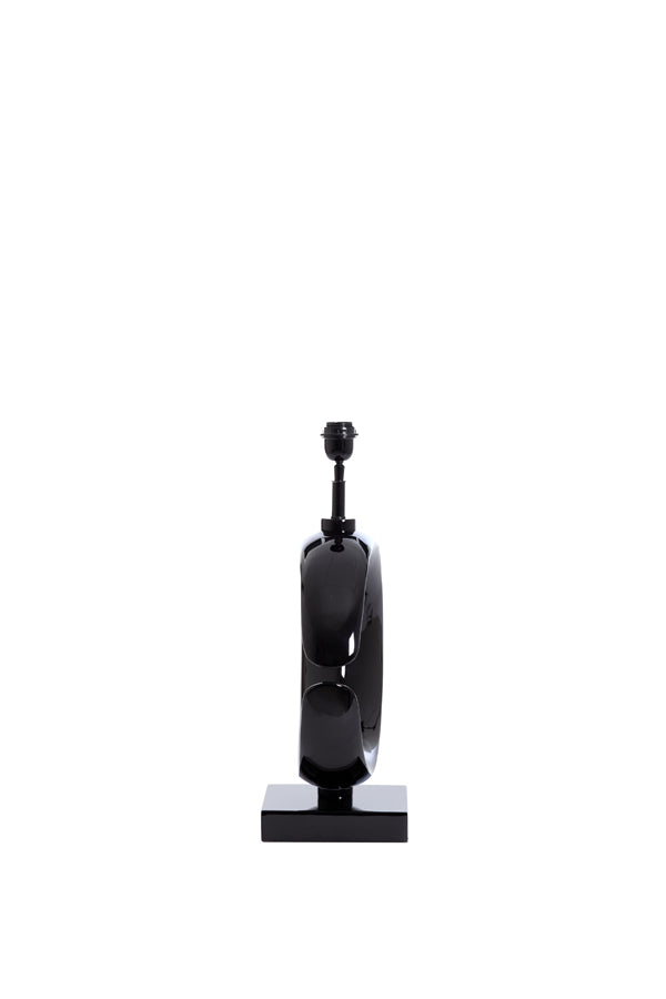 Lamp base 37x20x60 cm MAAN shiny black