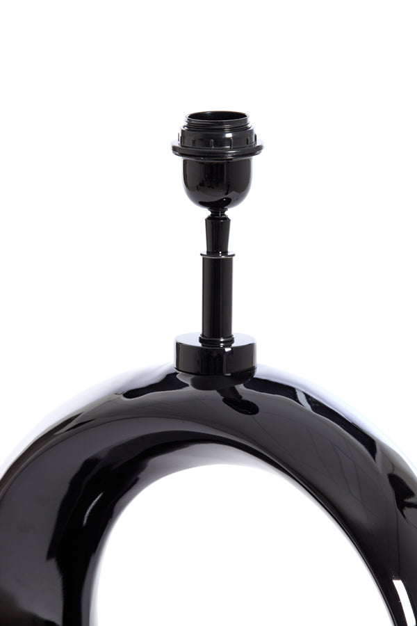 Lamp base 37x20x60 cm MAAN shiny black