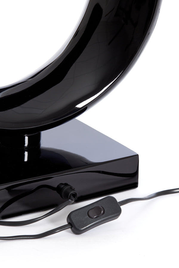 Lamp base 37x20x60 cm MAAN shiny black