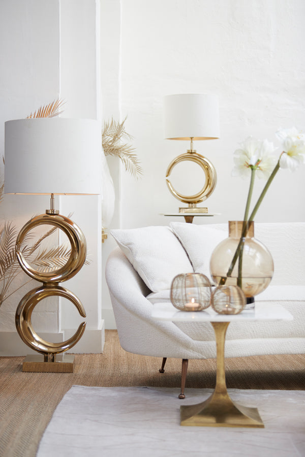 Lamp base 37x20x60 cm MAAN light gold