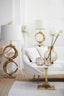 Lamp base 37x20x60 cm MAAN light gold