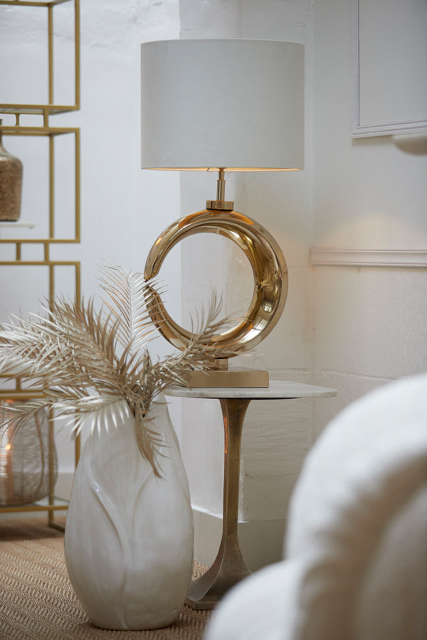 Lamp base 37x20x60 cm MAAN light gold