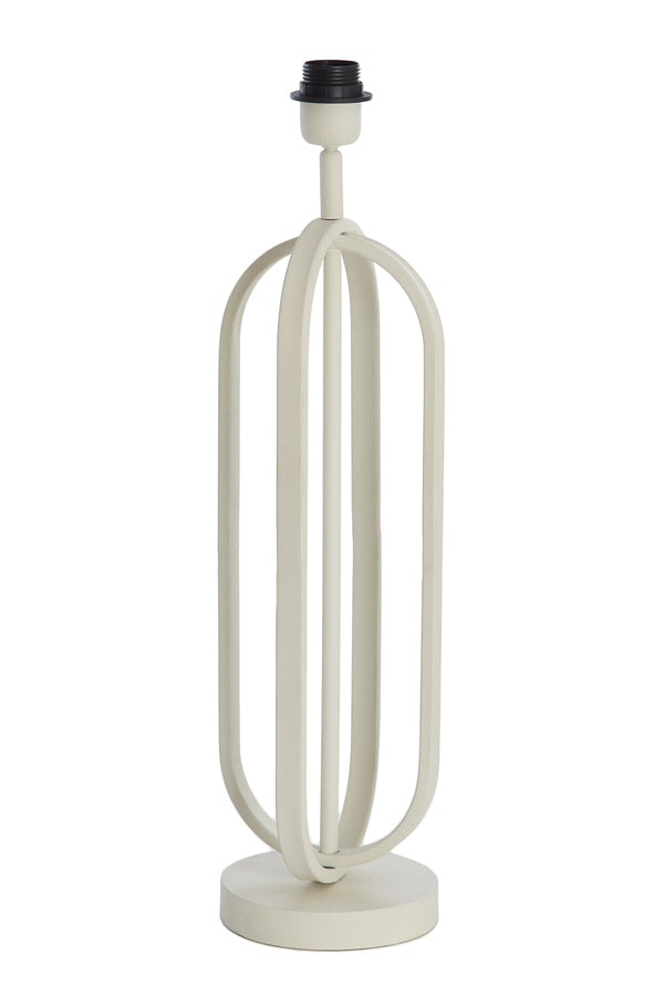 Lamp base 16x55 cm ASTER cream