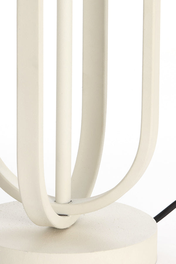 Lamp base 16x55 cm ASTER cream