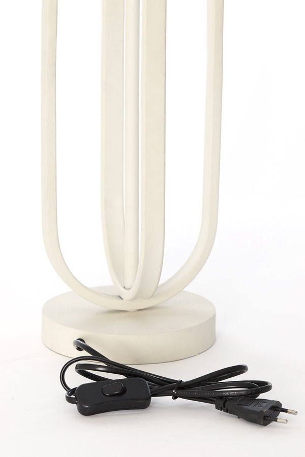 Lamp base 16x55 cm ASTER cream