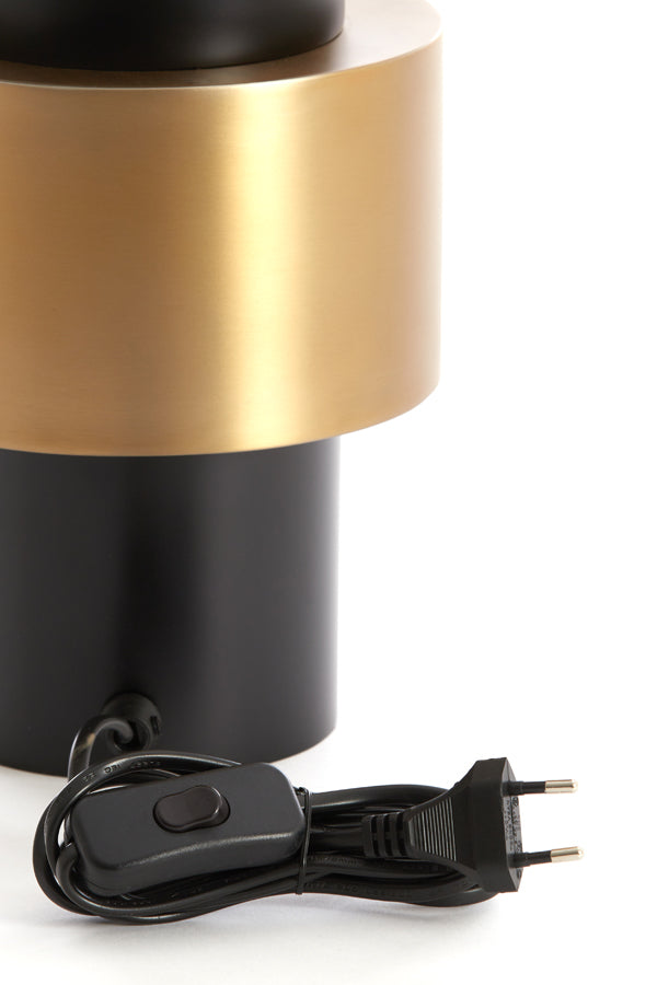 Lamp base 18x65 cm NINO matt gold-matt black
