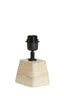 Lamp base 11x9x19 cm KARDAN travertine sand