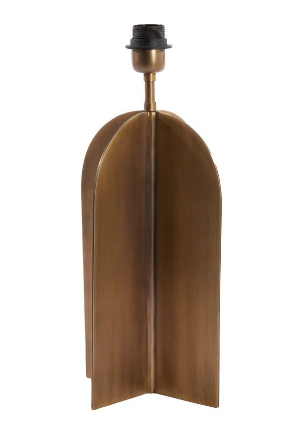 Lamp base 21x21x40 cm MOLAGO antique bronze