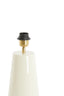 Lamp base 16,5x35 cm YELOS shiny cream