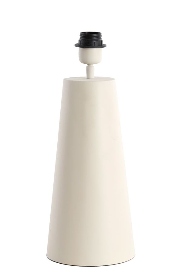 Lamp base 16,5x35 cm YELOS matt cream