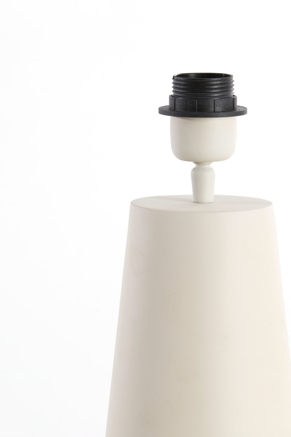 Lamp base 16,5x35 cm YELOS matt cream