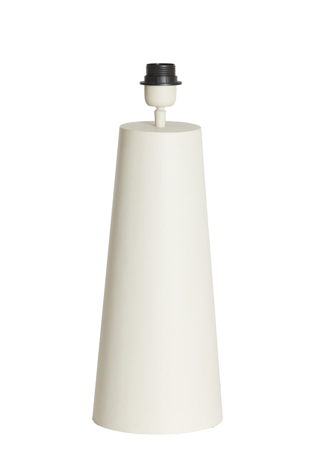 Lamp base 18x43 cm YELOS matt cream
