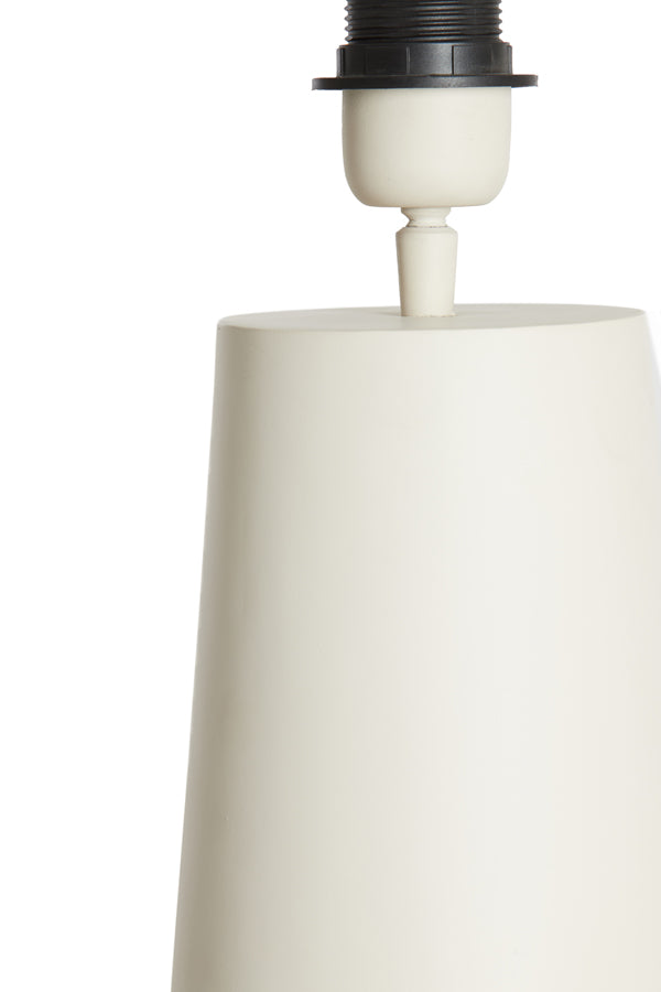 Lamp base 18x43 cm YELOS matt cream