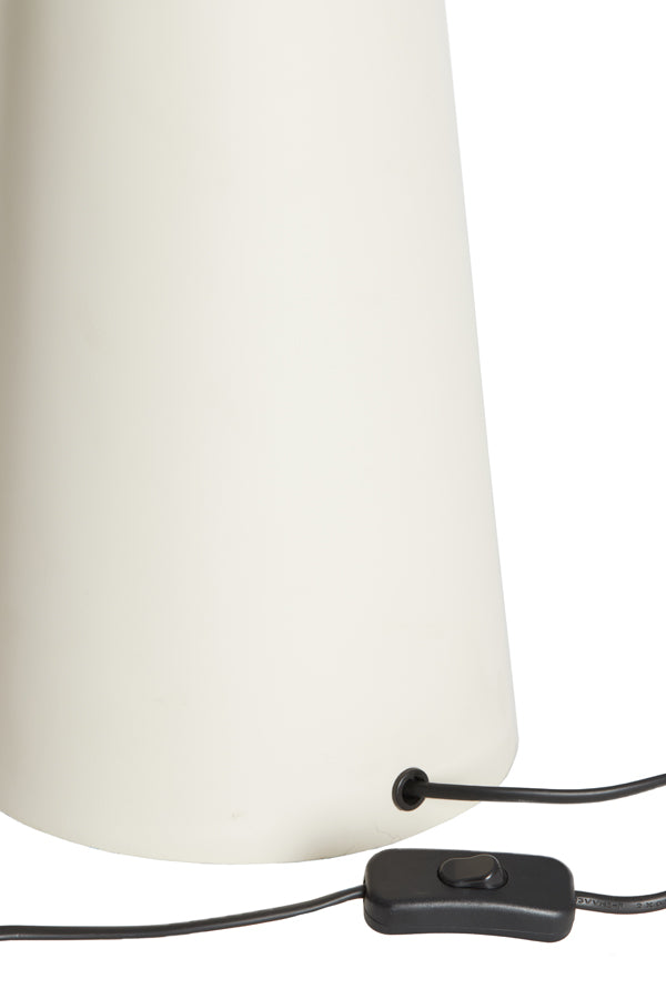 Lamp base 18x43 cm YELOS matt cream