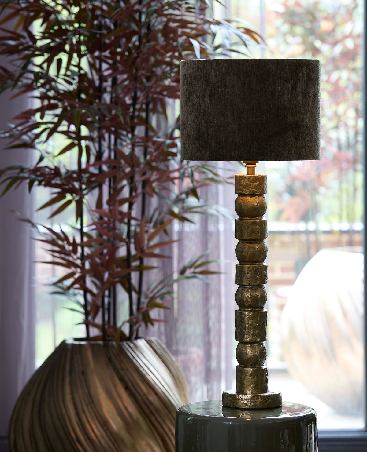 Lamp base 13x58 cm AKTI antique bronze