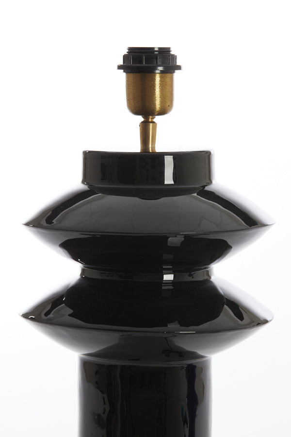 Lamp base 22x26 cm PETCH shiny black
