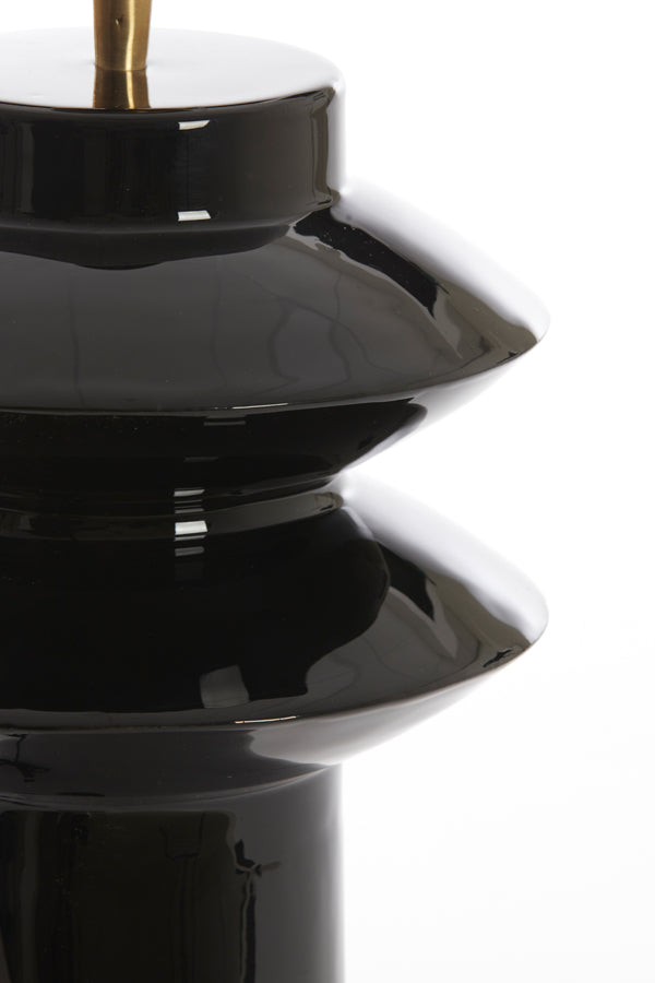 Lamp base 22x26 cm PETCH shiny black