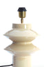 Lamp base 22x26 cm PETCH shiny light grey
