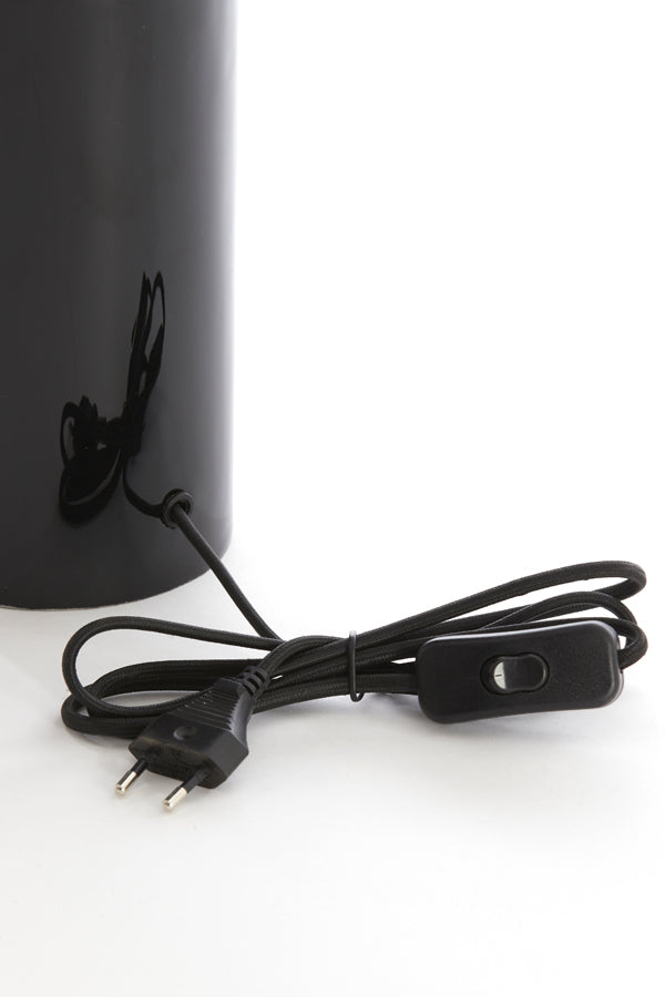 Lamp base 22x40 cm PETCH shiny black