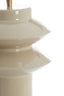 Lamp base 22x40 cm PETCH shiny light grey