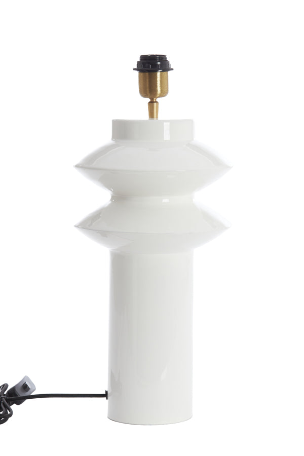 Lamp base 22x40 cm PETCH shiny white