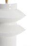 Lamp base 22x40 cm PETCH shiny white