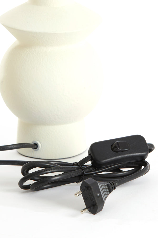 Lamp base 12x26 cm ESINO cream
