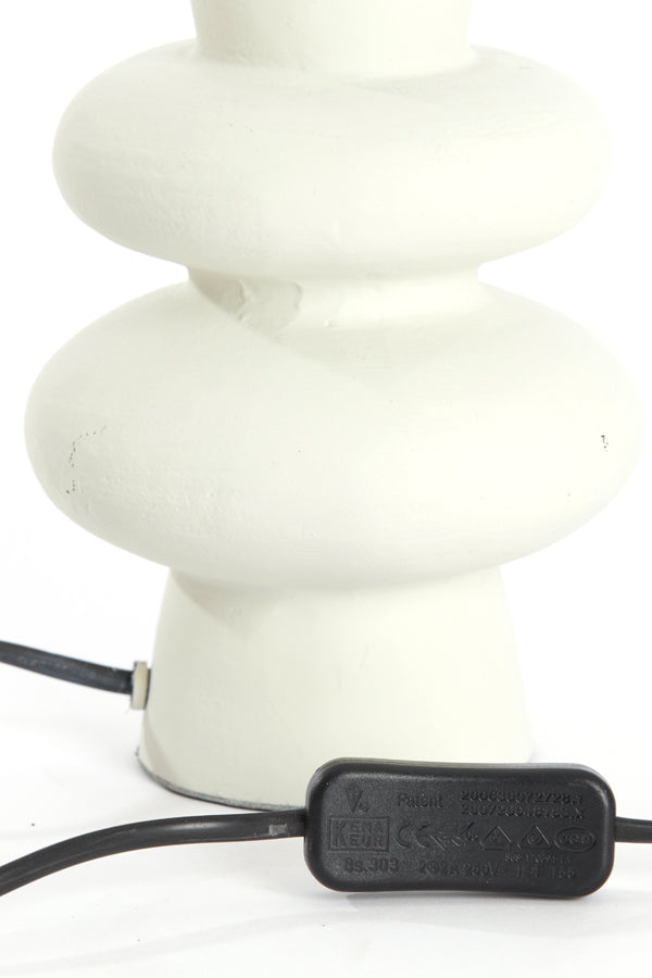 Lamp base 13x20 cm OLONA cream
