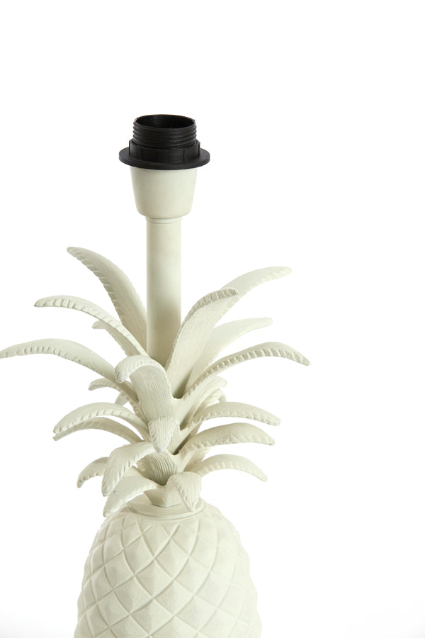 Lamp base 20x19x37 cm PINEAPPLE cream