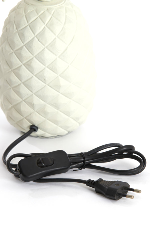 Lamp base 20x19x37 cm PINEAPPLE cream
