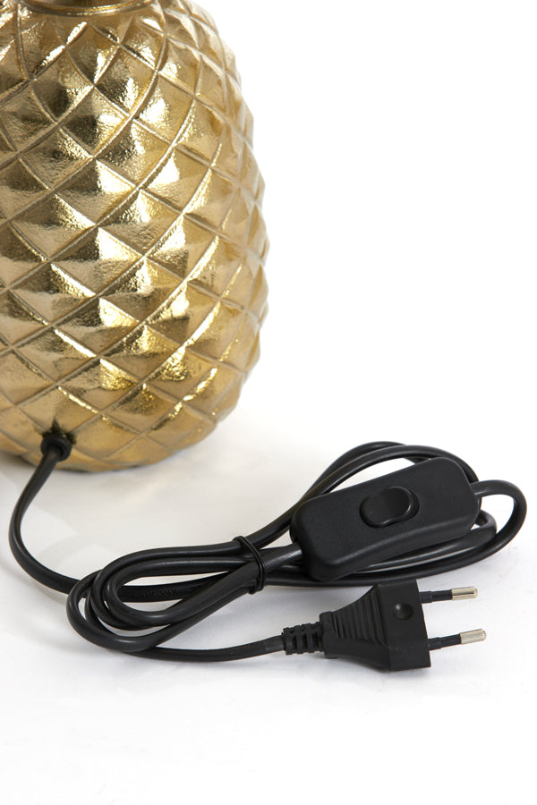 Lamp base 20x19x37 cm PINEAPPLE gold