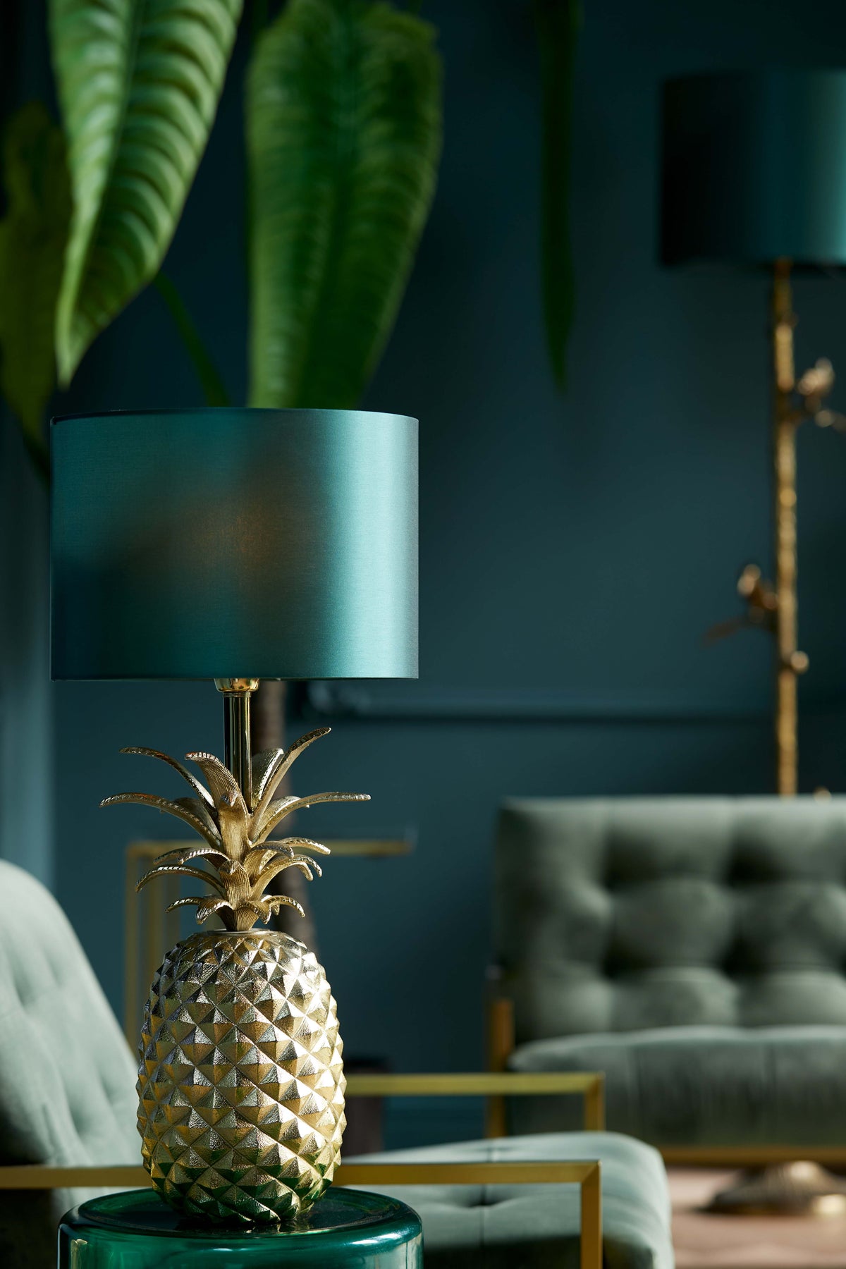 Lamp base 20x19x37 cm PINEAPPLE gold