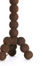 Lamp base 20x20x40 cm VEGLIO wood matt dark brown
