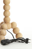 Lamp base 20x20x40 cm VEGLIO wood matt natural