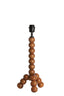 Lamp base 20x20x40 cm VEGLIO wood oil brown