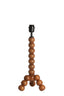 Lamp base 20x20x40 cm VEGLIO wood oil brown
